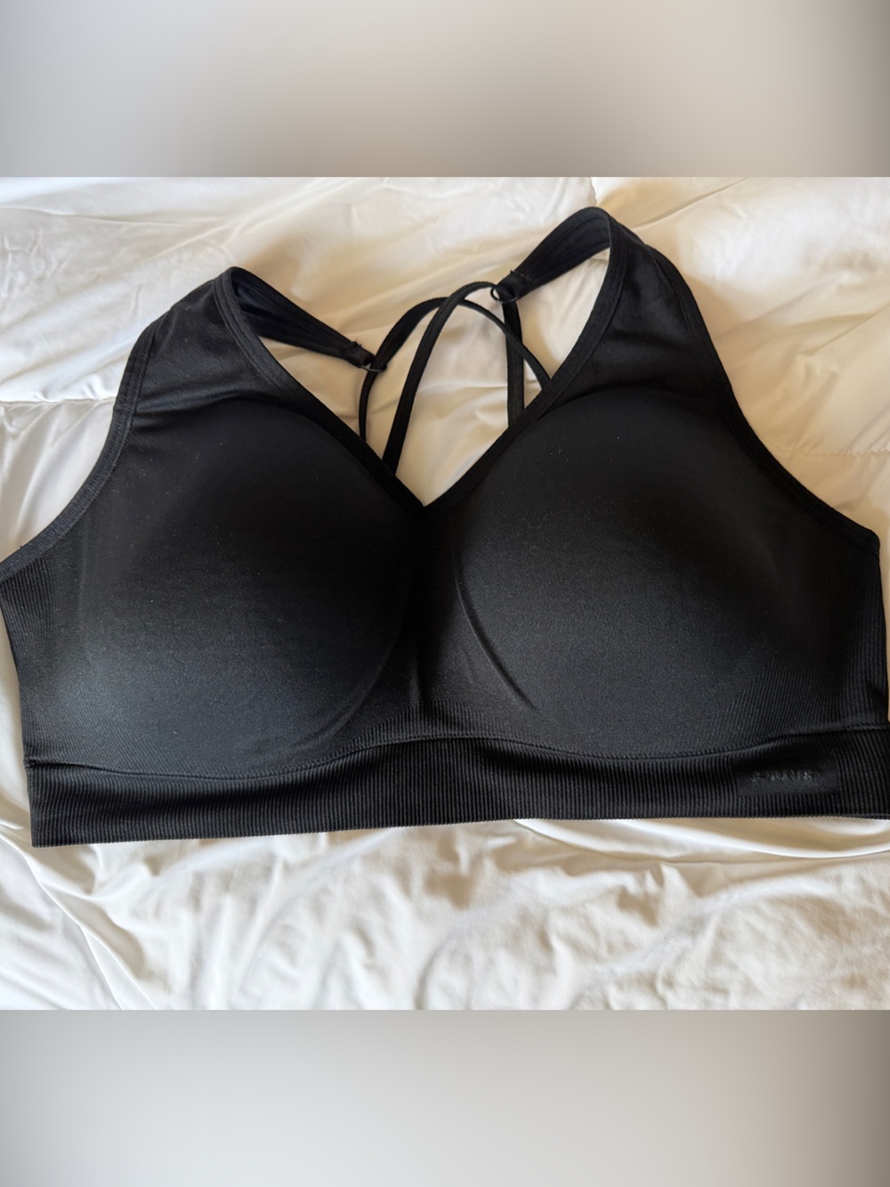 Victoria Secret PINK-Black Seamless Padded Bralette -Women Intimates & Sleepwear